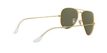 Load image into Gallery viewer, Ray-Ban unisex adult Rb3025 Classic Sunglasses, Gold/Grey Green, 55 mm US
