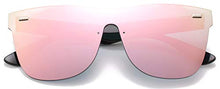 Load image into Gallery viewer, Rimless Mirrored Lens One Piece Sunglasses UV400 Protection for Women Men(Pink)
