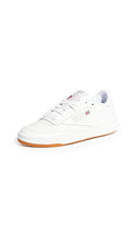 Load image into Gallery viewer, Reebok Women Club C 85 Sneaker, White/Light Grey/Gum, 6

