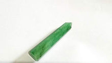 Load image into Gallery viewer, WholesaleGemShop Healing Crystal Wands | 2" Green Aventurine Crystal| 6 Faceted Reiki Chakra Meditation Therapy
