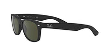 Load image into Gallery viewer, Ray-Ban unisex adult Rb2132 New Wayfarer Sunglasses, Rubber Black/Green, 52 mm US
