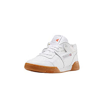 Load image into Gallery viewer, Reebok Men Workout Plus Sneaker, White/Carbon/Classic red, 11
