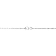 Load image into Gallery viewer, Natural Emerald Pendant Necklace with Diamonds in Sterling Silver, 18"
