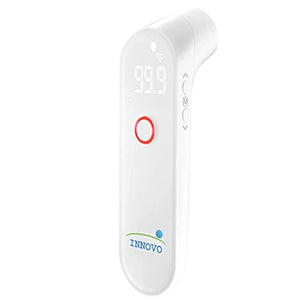 Innovo iP900AP Fingertip Pulse Oximeter and Touchless Digital Forehead Thermometer Bundle