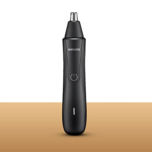 MANSCAPED™ The Weed Whacker™ Nose and Ear Hair Trimmer – 9,000 RPM Precision Tool with Rechargeable Battery, Wet/Dry, Easy to Clean, Hypoallergenic Stainless Steel Replaceable Blade