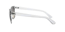 Load image into Gallery viewer, Ray-Ban RB4323 Square Sunglasses, Transparent/Clear Gradient Grey, 51 mm
