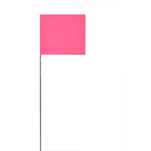 Load image into Gallery viewer, Swanson FPG15100 2-Inch by 3-Inch Marking Flags with 15-Inch Wire Staffs, Pink 100-Pack
