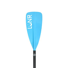 Load image into Gallery viewer, Boardworks Lūnr Inflatable Stand-Up Paddle Board (iSUP) | SUP Package Includes Three Piece Paddle, Carry Bag, Leash, Phone Case and Pump (SUP) Complete Kit | 10’5”, Blue/White
