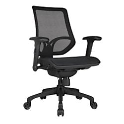 WORKPRO Mid-Back Mesh Task Chair, Black