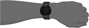 Armitron Sport Unisex 40/8423BRD Red Accented Digital Chronograph Black Silicone Strap Watch