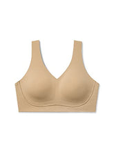 Load image into Gallery viewer, True &amp; Co. Women's Plus Size True Body Lift V Neck Bra with Soft Form Band, Desert, 1X (40C-D,42A-B)
