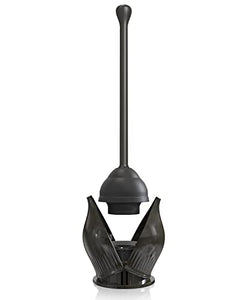 YANXUS Toilet Plunger with Holder, Efficient Plungers for Bathroom, Hideaway Toilet Plunger Heavy Duty, Drip-Free Toilet Bowl Plunger with Cover