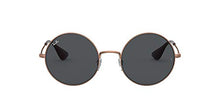 Load image into Gallery viewer, Ray-Ban Unisex-Adult RB3592 Ja-Jo Sunglasses, Rubber Copper/Dark Grey, 55 mm
