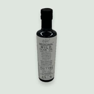 Sparta Limited Edition, Organic Extra Virgin Olive Oil, Wild Evoo-Oleocanthal 2043 mg/kg, Cold Pressed, Award Winning, High Polyphenol, Omega 9,6,3 Fatty Acids-1x250ml