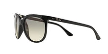 Load image into Gallery viewer, Ray-Ban Women&#39;s RB4126 Cats 1000 Eye Sunglasses, Black/Grey Gradient, 57 mm
