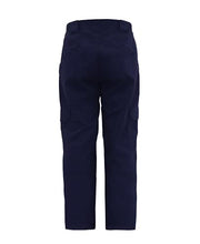 Load image into Gallery viewer, TICOMELA FR Pants for Men Flame Resistant Cargo Pants Lightweight 100% Cotton NFPA2112 7.5oz Black Elastic Waist Pants
