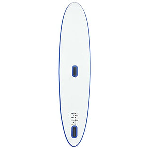 NC Inflatable Stand Up Paddleboard with Sail Set Blue and White