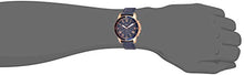 Load image into Gallery viewer, Fossil Men's Grant Sport Quartz Stainless Steel and leather Dress Watch Color: Rose gold, Navy (Model: FS5237)
