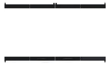 Load image into Gallery viewer, Fireplace Glass Door Set for Heatilator Fireplace Model# E36, E-36I, EC36, EC-36I, EL36, BC36R, BC36C (Black Finish)
