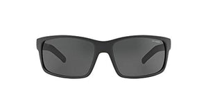 ARNETTE AN4202 Fastball Rectangular Sunglasses, Fuzzy Grey/Grey, 62 mm