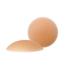 Load image into Gallery viewer, NIPPIES Nipple Cover - Matches Breast Skin Tone - Sticky Adhesive Silicone Nipple Pasties - Reusable Pasty Nipple Covers for Women with Travel Box Caramel
