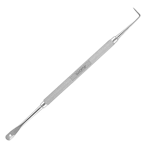 Suvorna Skinpal s75 Milia Cyst Blackhead Whitehead Comedone & Pimple Popper Blemish Remover Tool & Sharp Needle Lancet Face Acne Removal Extractor Stainless Steel Approved By Estheticians Dermatologist