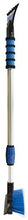 Load image into Gallery viewer, Mallory 581-E Telescoping 48" Sport Utility Snow Broom with Brush and Squeegee Head and Integrated Ice Scraper (Colors may vary)
