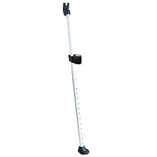 Load image into Gallery viewer, SECURITYMAN 2-in-1 Door Security Bar with Alarm &amp; Sliding Door Stopper Security Bar with 120db Loud Alert Siren - Durable &amp; Rugged Iron, (Protects Against Scratches), White 2021 Model (SECURITYBARS)
