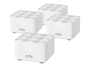 NETGEAR Orbi RBK14-100NAS Whole Home Mesh WiFi System - up to 1.2Gbps high-Performance WiFi with up to 6,000 Square feet of Coverage. Expand Your Home’s WiFi Coverage to Eliminate WiFi Dead Zones
