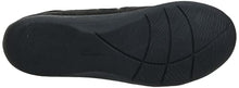Load image into Gallery viewer, Clarks Women&#39;s CloudSteppers Sillian Paz Slip-On Loafer, Black Synthetic Nubuck, 8 M US
