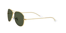 Load image into Gallery viewer, Ray-Ban unisex adult Rb3362 Cockpit Sunglasses, Gold/Green, 56 mm US
