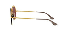 Load image into Gallery viewer, Ray-Ban RB3584N Blaze Aviator Sunglasses, Gold/Pink Mirror, 58 mm
