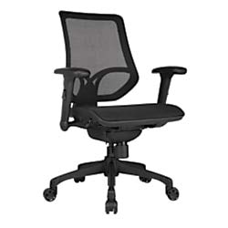 WorkPro 1000 Series Mesh Mid-Back Task Chair, Black