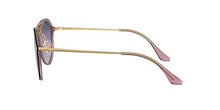 Load image into Gallery viewer, Ray-Ban RB4292N Blaze Double Bridge Square Sunglasses, Pink/Violet Blue Gradient Mirror, 61 mm

