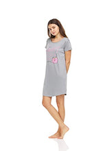 Load image into Gallery viewer, PURE CHAMP Sleepwear Night Shirts for Women – 4-Pack Soft Printed nightgowns for women
