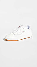 Load image into Gallery viewer, Reebok Women Club C 85 Sneaker, White/Light Grey/Gum, 6
