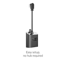 Load image into Gallery viewer, D-Link Wi-Fi Smart Outdoor Plug with 2 Outlets and 1 USB Port, No Hub Required, Works with Google Assistant (DSP-W320-US) , Black
