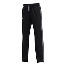 Load image into Gallery viewer, Under Armour boys Brawler 2.0 Pants , Black (001)/White , Youth Medium
