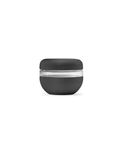 Load image into Gallery viewer, W&amp;P Porter Seal Tight Glass Lunch Bowl Container w/ Lid | Charcoal 16 Ounces | Leak &amp; Spill Proof, Soup &amp; Stew Food Storage, Meal Prep, Airtight, Microwave and Dishwasher Safe, BPA-Free Glass
