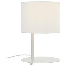 Load image into Gallery viewer, Amazon Brand – Rivet Mid-Century Table Lamp with Bulb, 18"H, Matte White
