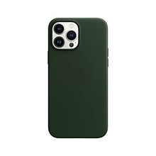 Load image into Gallery viewer, Apple Leather Case with MagSafe (for iPhone 13 Pro Max) - Sequoia Green
