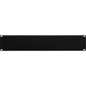 NavePoint 2U Blank Rack Mount Panel Spacer for 19-Inch Server Network Rack Enclosure Or Cabinet Black