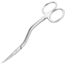 Load image into Gallery viewer, MAKER AND MARKET Applique Long Thin Needlepoint Blade 6.1 Inch - Double Bent Curved Offset Handle Scissors with Sheath Sleeve for Embroidery, Fabric, Thread, Knitting, Sewing, Arts &amp; Craft (Satin)
