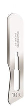 Load image into Gallery viewer, Swann-Morton #10R Sterile Surgical Blades, Stainless Steel [Individually Packed, Box of 100]
