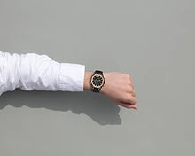 Load image into Gallery viewer, Armitron Sport Men's 20/5108BRG Analog-Digital Chronograph Rose Gold-Tone and Black Resin Strap Watch
