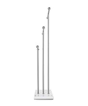 Load image into Gallery viewer, Umbra 299330-491-REM Trigem Hanging Organizer – 3 Tier Table Top Necklace Holder, Box Display with Jewelry Tray Base, One Size, Nickel
