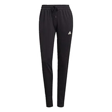 Load image into Gallery viewer, adidas Women's Standard AEROREADY Sereno Cut 3-Stripes Slim Tapered Tracksuit Bottoms, Black/Grey/White, Small
