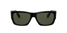 Load image into Gallery viewer, Ray-Ban unisex adult Rb2187 Nomad Sunglasses, Shiny Black/Green, 54 mm US
