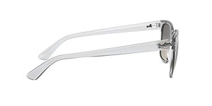 Ray-Ban RB4323 Square Sunglasses, Transparent/Clear Gradient Grey, 51 mm