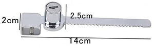 Showcase Window Key Lock, Cabinet & Furniture Locks,Showcase Lock Ratchet Lock , Sliding Glass Door Lock,Display Case Lock, Keyed Alike Showcase Display - 2 Pack